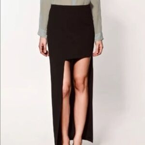 Zara Black Cape Skirt